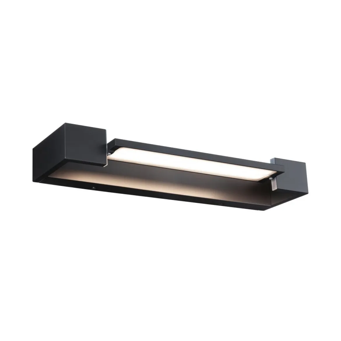 Paulmann 71204 LED Wandleuchte Lucille 400x100mm schwarz 2700K 3-Step Dim IP44