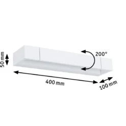 Paulmann 79515 LED Wandleuchte Lucille IP44 400x100mm dimmbar weiß