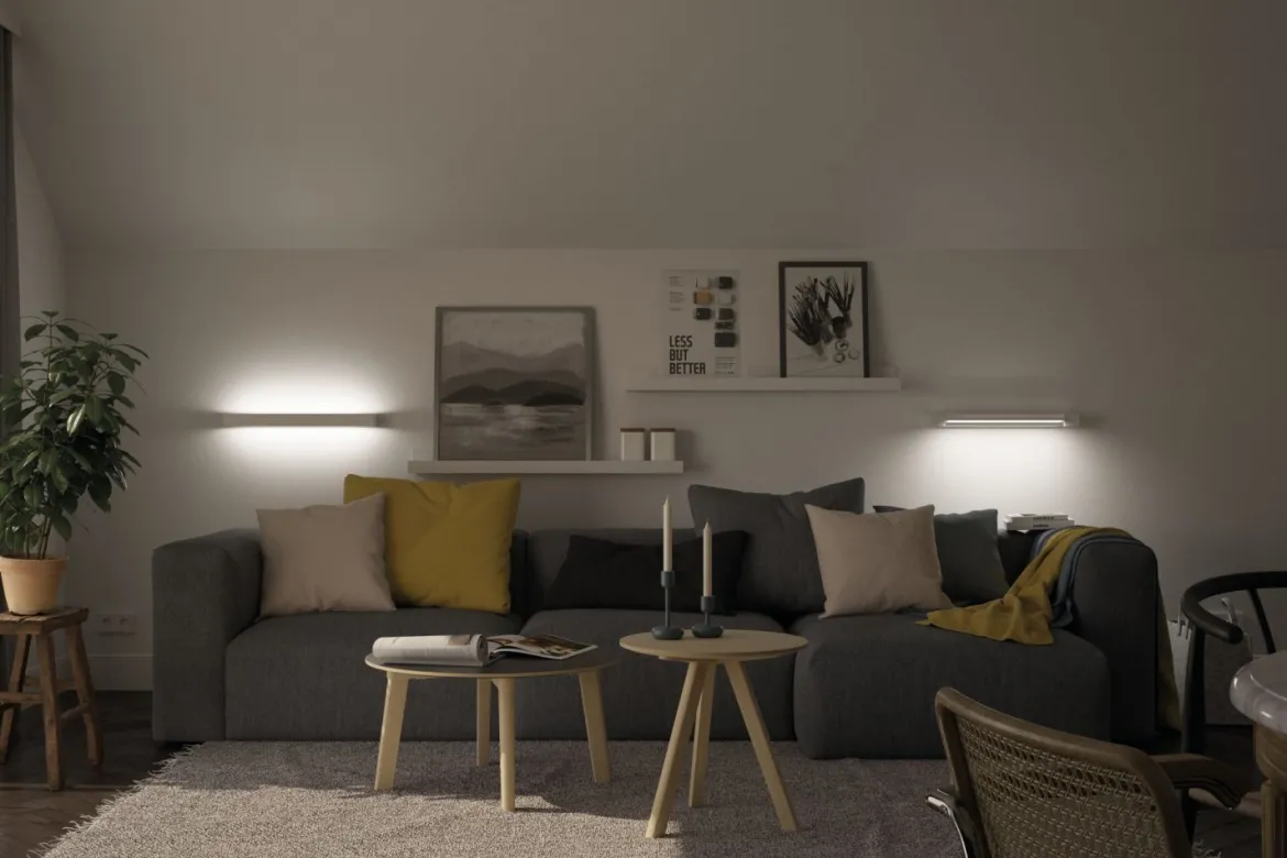 Paulmann 79516 LED Wandleuchte Lucille IP44 600x100mm dimmbar weiß
