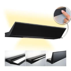 Paulmann 79505 LED Wandleuchte Ranva schwarz beweglich 3-Step-Dim