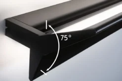 Paulmann 79509 LED Wandleuchte Stine schwarz 55cm dimmbar 27000K