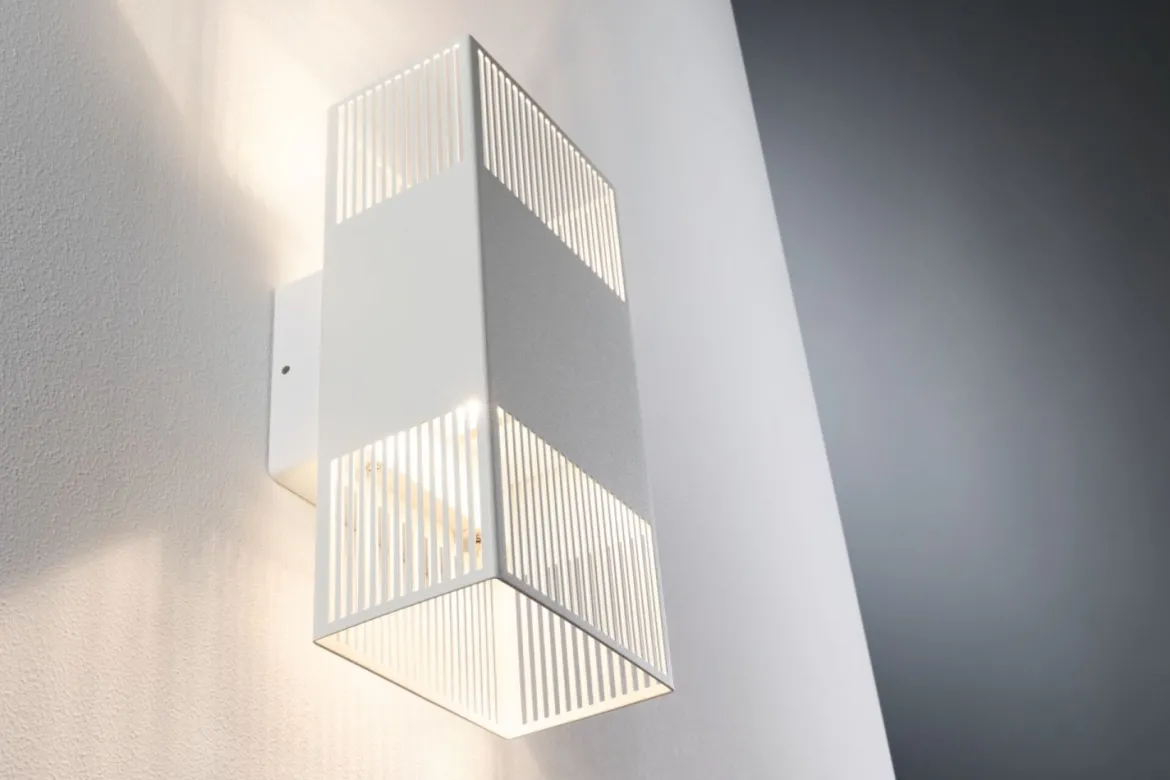 Paulmann 71252 LED Wandleuchte Tharin Weiß 3000K IP44