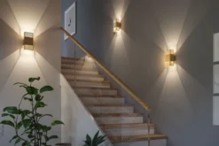 Paulmann 71254 LED Wandleuchte Tharin Gold 3000K IP44