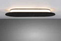 Paulmann 79991 LED Wandleuchte Tulga 3-Step-Dim 2700K 900lm Filz anthrazit