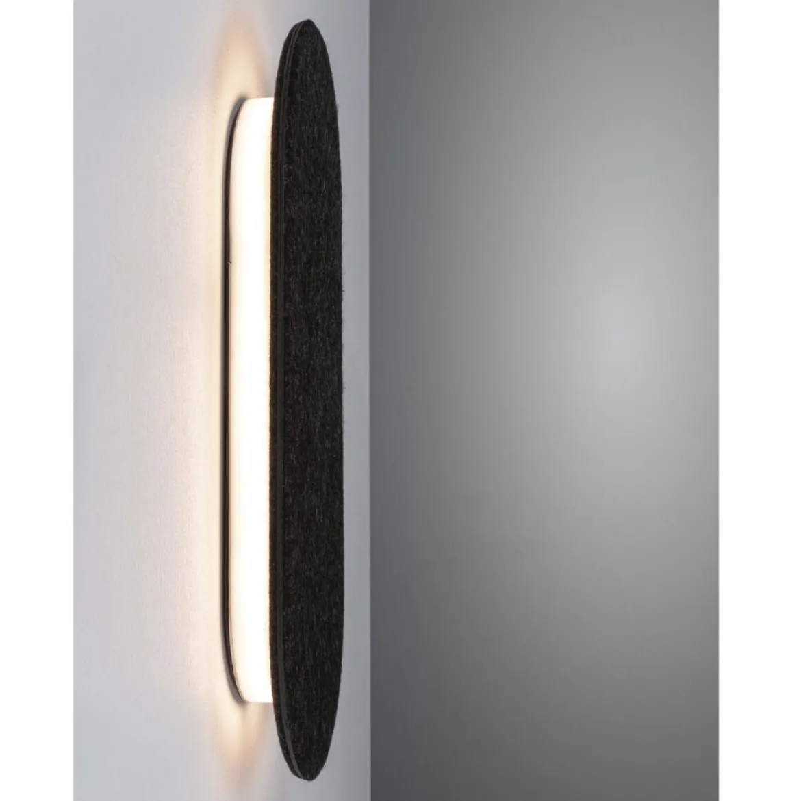 Paulmann 79991 LED Wandleuchte Tulga 3-Step-Dim 2700K 900lm Filz anthrazit