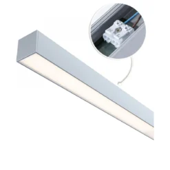 Paulmann 98205 Linion Einspeisung Power Channel 230/24V 100VA 3000K Chrom 1m