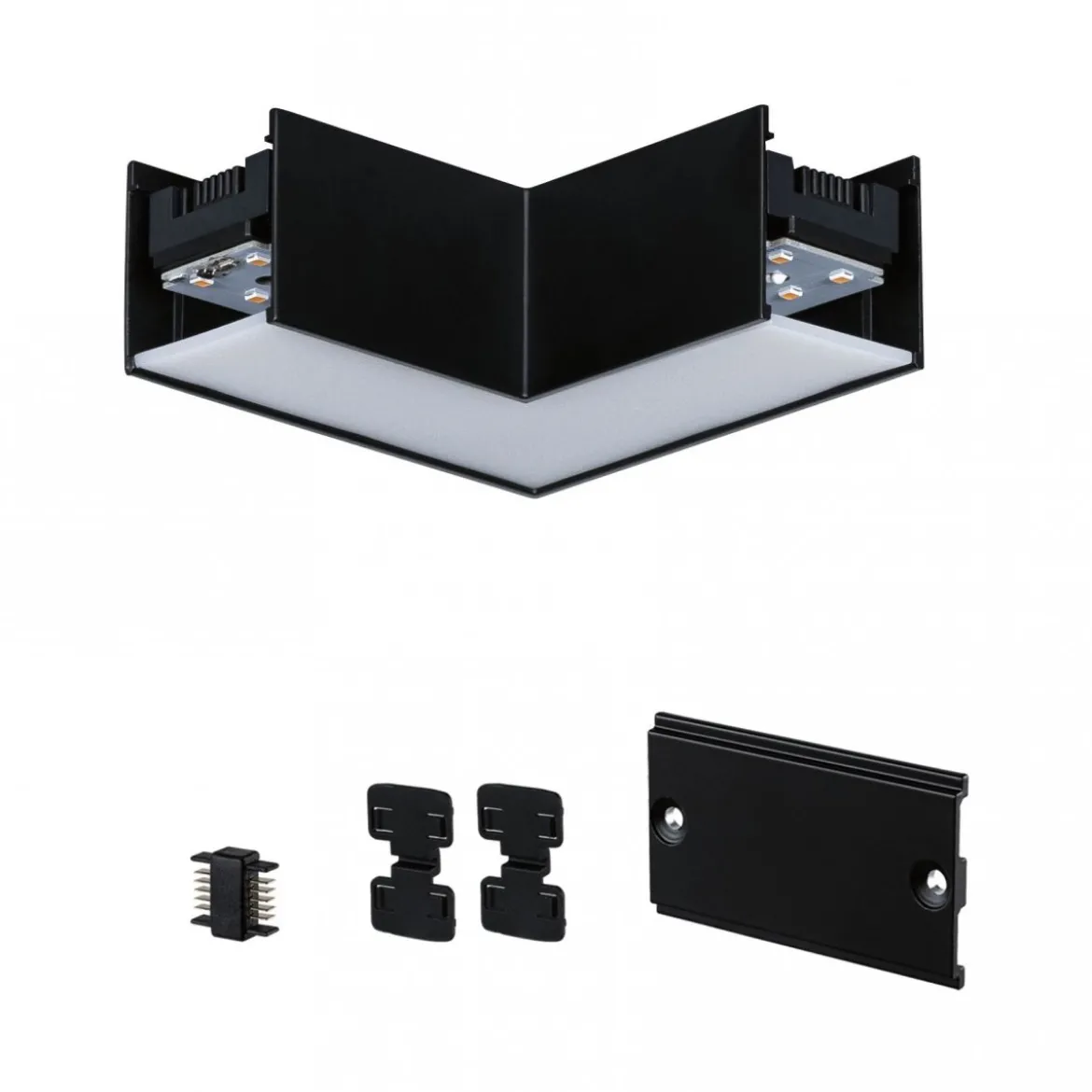 Paulmann 98171 Linion Lichtkanal 90° Ecke 24V 3000K schwarz
