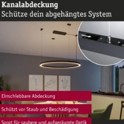 Paulmann 98227 Linion Zubehör Abdeckung Kurve schwarz