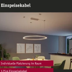 Paulmann 98191 Linion Zubehör Einspeisekabel 1,75m grau