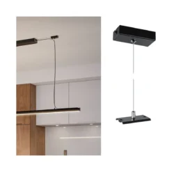 Paulmann 98187 Linion Zubehör Seilabhängung 1,5m schwarz