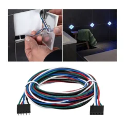 Paulmann 78422 LumiTiles Kabel Square RGBW 195cm 12V Schwarz