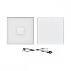 Paulmann 78400 LumiTiles LED Fliesen Square Einzelfliese 100x10mm IP44 2700K Weiß