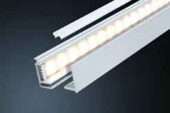 Paulmann 78406 LumiTiles LED Strip Aufbauprofil Top 1m Alu eloxiert Satin