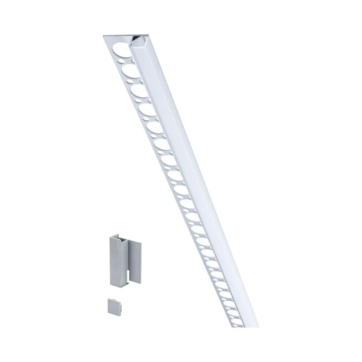 Paulmann 78410 LumiTiles LED Strip Profil Frame 2m Alu eloxiert Satin