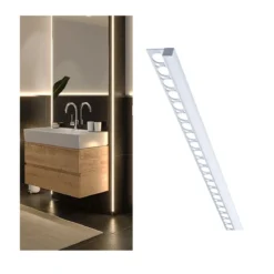 Paulmann 78410 LumiTiles LED Strip Profil Frame 2m Alu eloxiert Satin