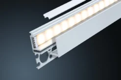 Paulmann 78404 LumiTiles LED Strip Einbauprofil Top 1m Alu eloxiert Satin