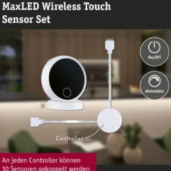 Paulmann 71225 MaxLED Basisset Sensor Wireless Touch Weiß Schwarz