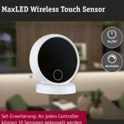 Paulmann 71227 MaxLED Erweiterung Sensor Wireless Touch Weiß Schwarz