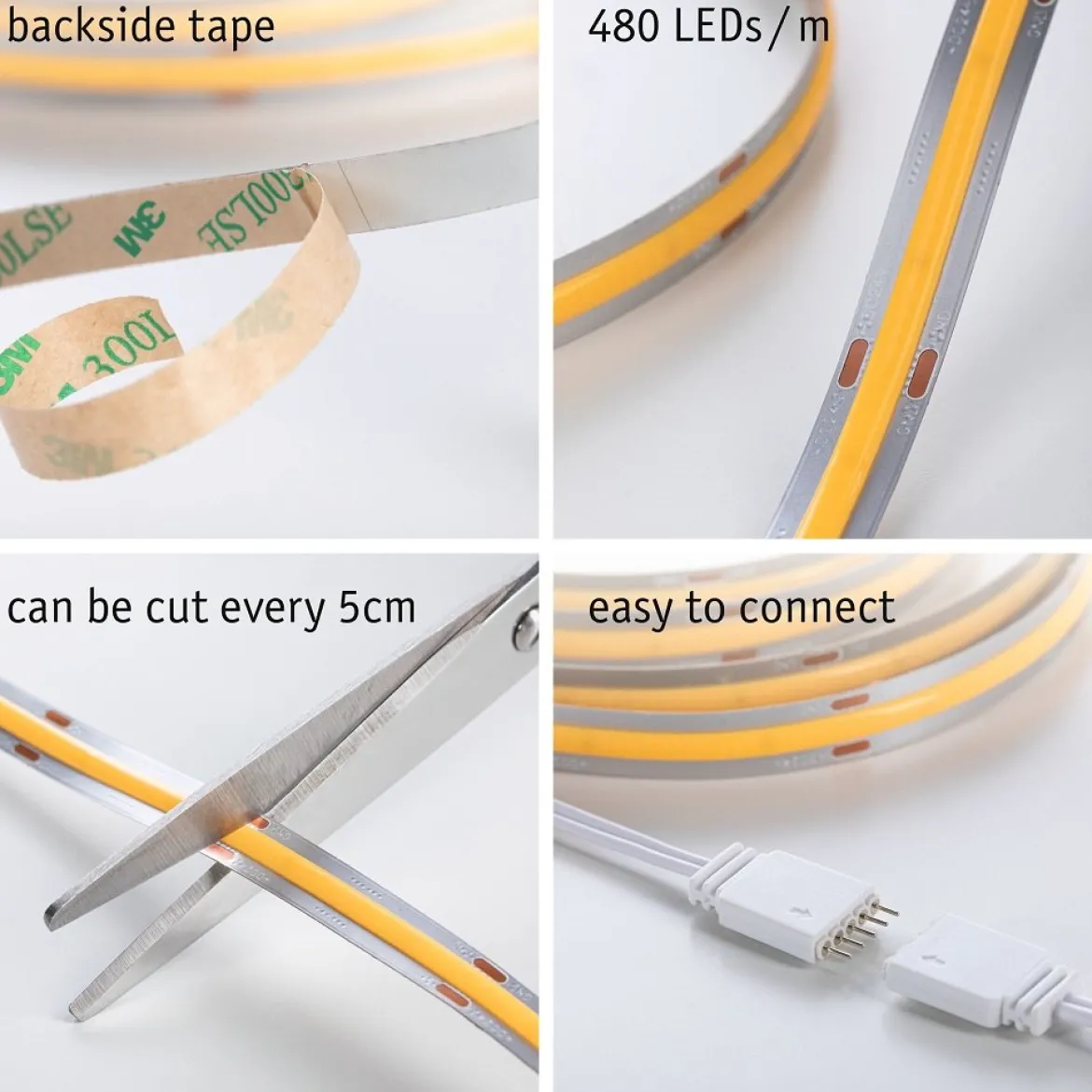 Paulmann 71046 MaxLED 500 LED Stripe Full-Line COB Basisset 3m