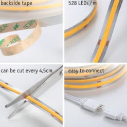 Paulmann 71048 MaxLED 1000 LED Stripe Full-Line COB Basisset 1,5m