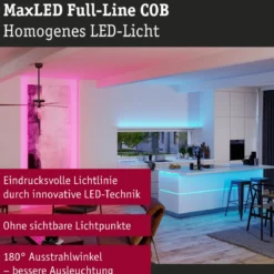 Paulmann 71199 MaxLED 500 LED Strip RGBW Full-Line COB Einzelstrip 2,5m