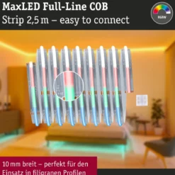 Paulmann 71202 MaxLED 1000 LED Strip RGBW Full-Line COB Einzelstrip 2,5m