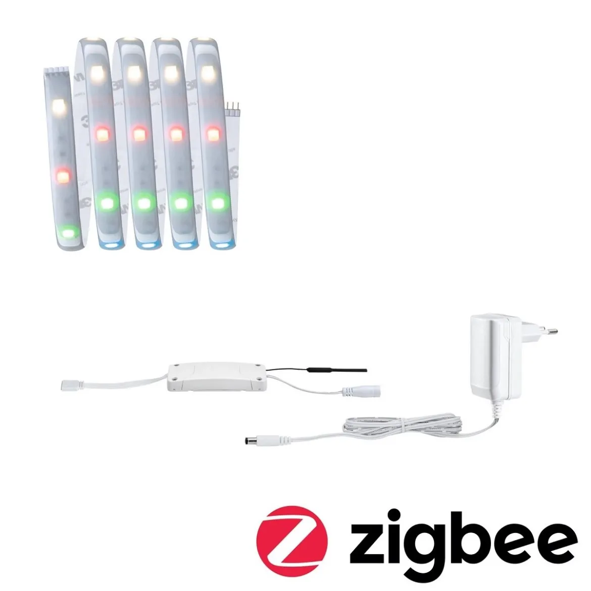 Paulmann 78865 MaxLED 250 Smart Home Zigbee RGBW Basisset beschichtet 1,5m IP44