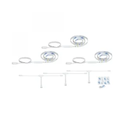 Paulmann 71219 MaxLED Stair LED Strip Erweiterung Set 3x0,5m 2700K Weiß