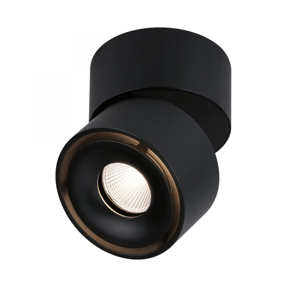 Paulmann No. 93371 Aufbauleuchte LED Spircle Schwarz matt 8W 3000K 36°
