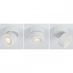 Paulmann No. 93373 Aufbauleuchte LED Spircle Weiß matt 8W 3000K 36°