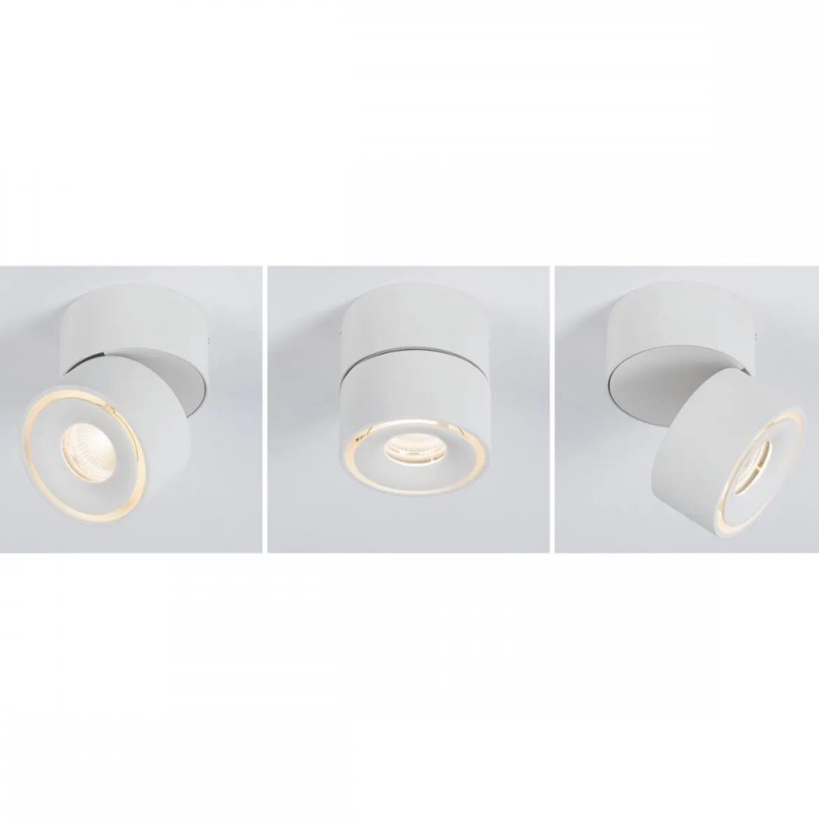 Paulmann No. 93373 Aufbauleuchte LED Spircle Weiß matt 8W 3000K 36°