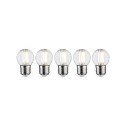 Paulmann No. 5093 Bundle 5xLED Filament Tropfen 470lm E27 klar 5W