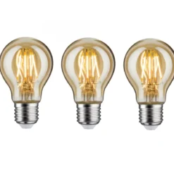 Paulmann No. 5074 Bundle 3xLED Standardform 6,5 Watt E27 Goldlicht