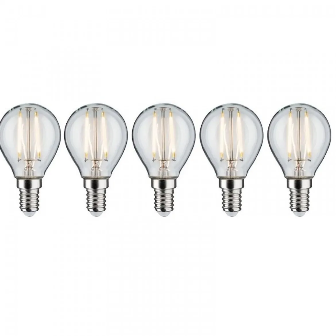 Paulmann No. 5087 Bundle 5xLED Tropfen 4,8 Watt E14 Klar 2700 K dimmbar
