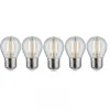 Paulmann No. 5091 Bundle 5xLED Tropfen 2,6W E27 Klar Warmweiß 250lm