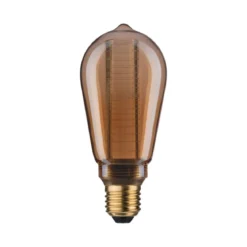 Paulmann No. 5069 Bundle 2xLED Vintage Kolben ST64 4 Watt E27 Gold Ringmuster