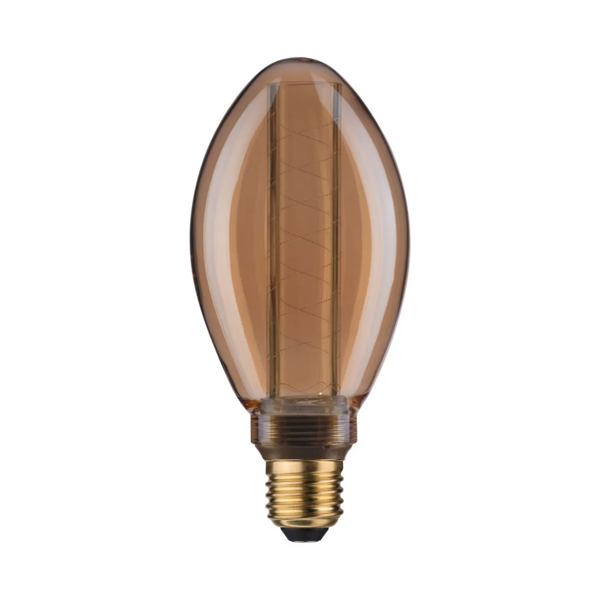 Paulmann No. 5072 Bundle 2xLED Vintage Birne B75 4 Watt E27 Gold Spiralmuster