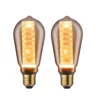 Paulmann No. 5068 Bundle 2xLED Vintage Kolben ST64 4 Watt E27 Gold Spiralmuster