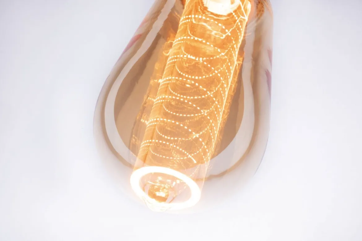 Paulmann No. 5068 Bundle 2xLED Vintage Kolben ST64 4 Watt E27 Gold Spiralmuster