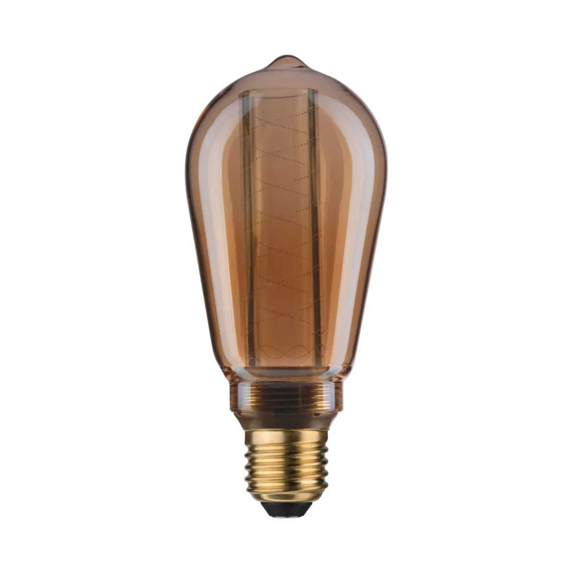 Paulmann No. 5068 Bundle 2xLED Vintage Kolben ST64 4 Watt E27 Gold Spiralmuster