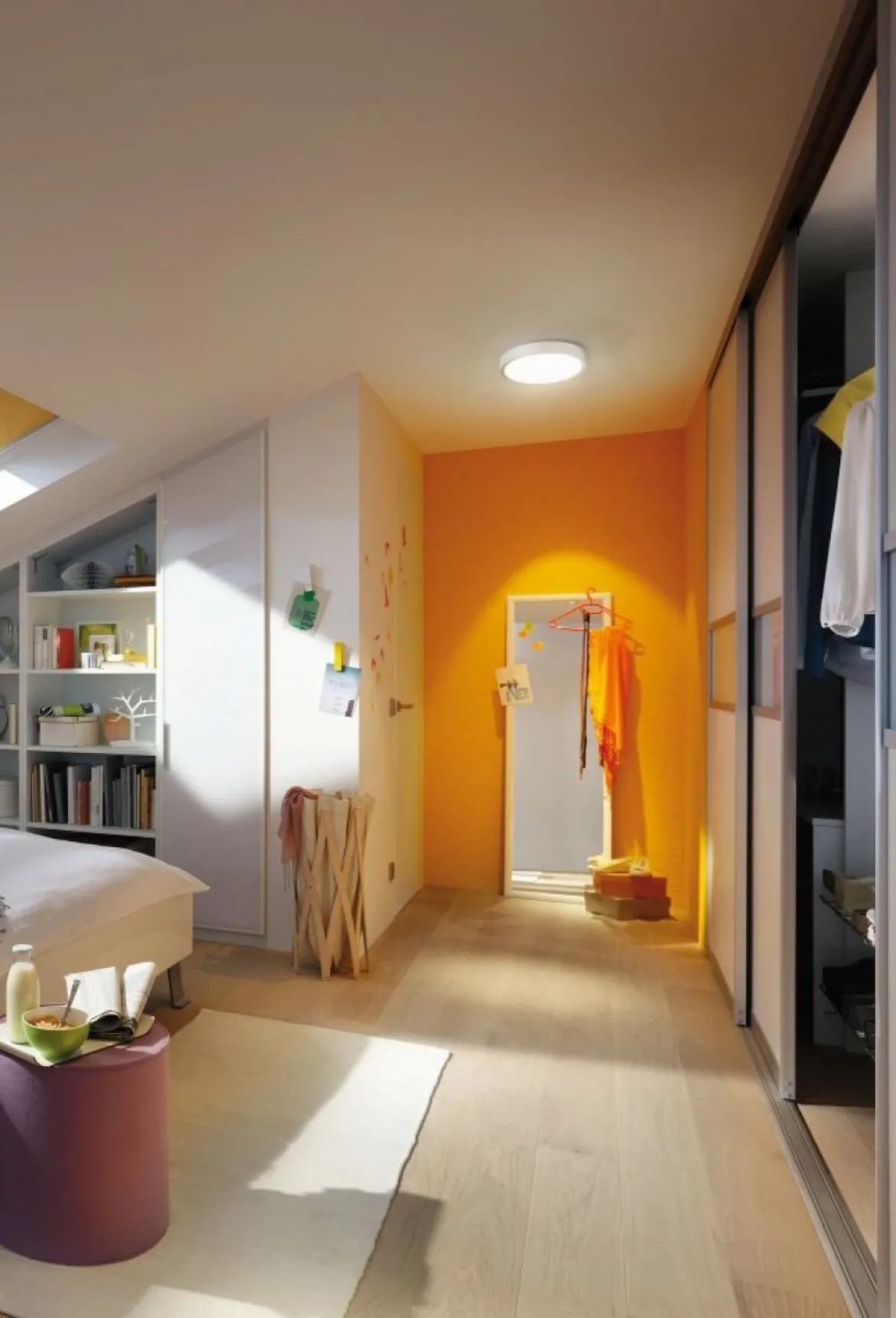 Paulmann No. 70643 Deckenleuchte Lunar LED Panel 300mm Weiß matt, Alu