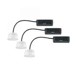 Paulmann No. 92478 Einbauleuchte CHOOSE LED-Modul Coin WhiteSwitch 3x6,5W 2700K