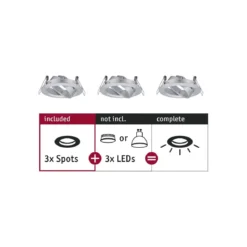 Paulmann No. 92490 Einbauleuchte CHOOSE Spot schwenkbar max. 10W Alu gedreht 230V