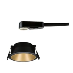 Paulmann No. 93395 Einbauleuchte Cole GU10 max.10W Schwarz Gold matt