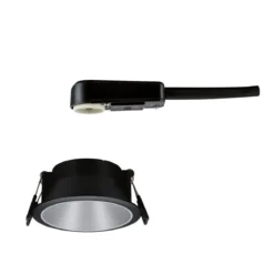 Paulmann No. 93397 Einbauleuchte Cole GU10 max.10W Schwarz Silber matt