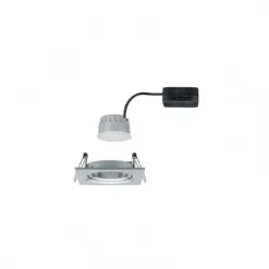 Paulmann No. 93491 Einbauleuchte LED Coin Nova eckig 6W Alu gedreht 3-Stufen dimmbar