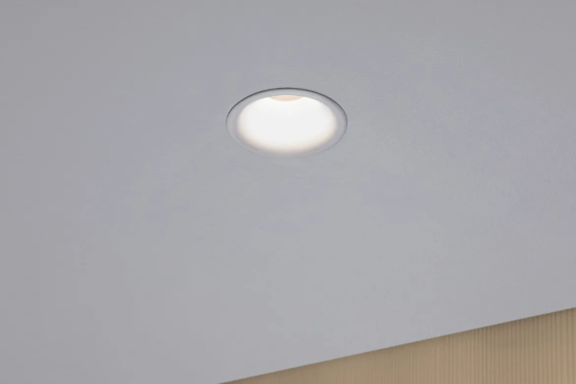 Paulmann No. 93416 Einbauleuchte LED Cymbal Weiß matt blendfrei dimmbar