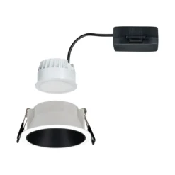 Paulmann No. 93401 Einbauleuchte LED Cole Weiß Schwarz 3-Step dimmbar 2700K