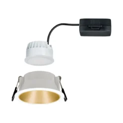 Paulmann No. 93405 Einbauleuchte LED Cole Weiß Gold 3-Step dimmbar 2700K