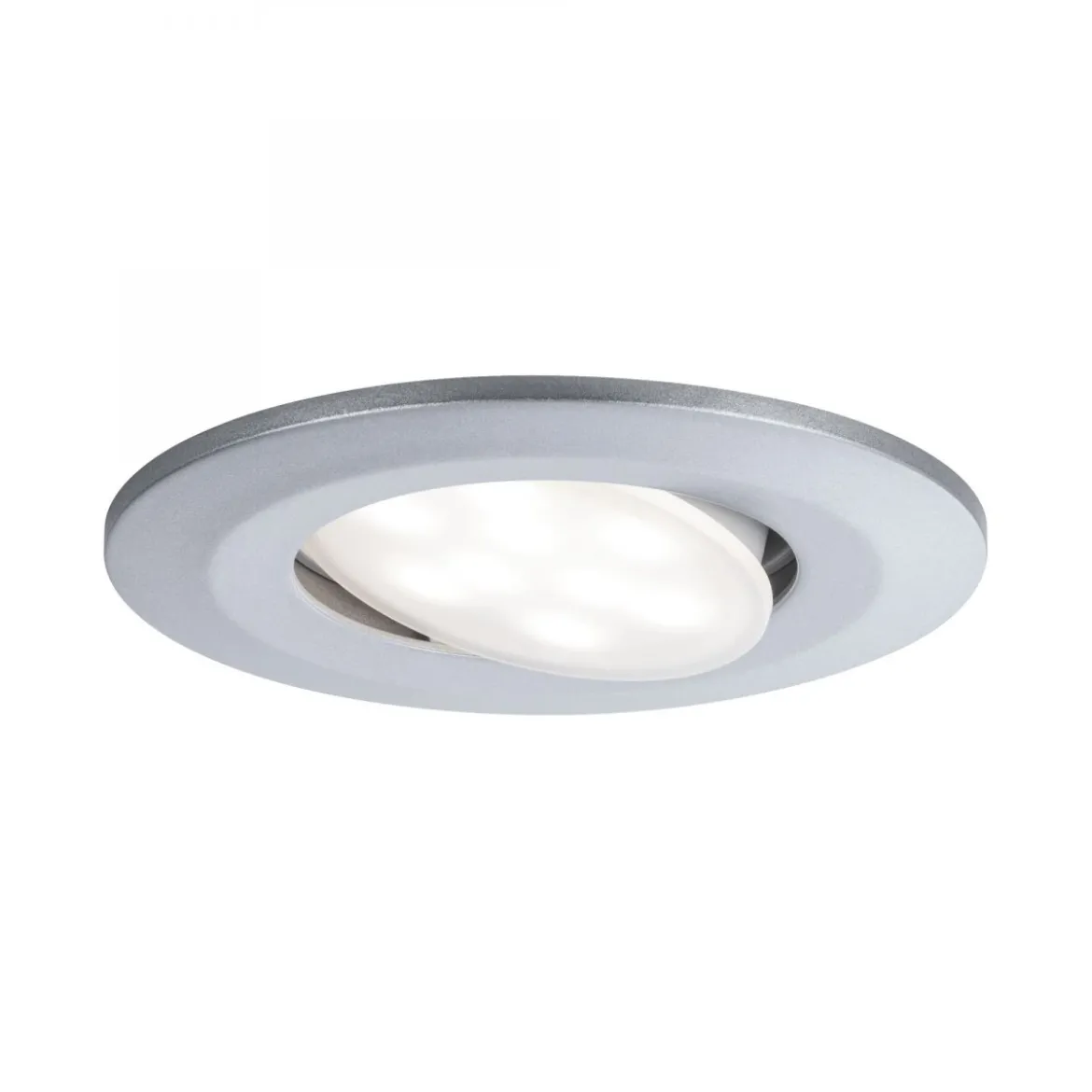 Paulmann No. 99925 Einbauleuchte LED Calla rund 10er-Set Chrom matt schwenkbar